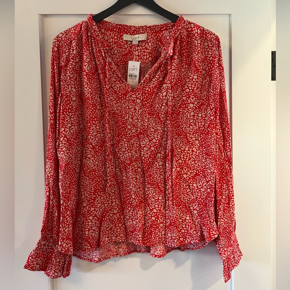 Ann Taylor loft long sleeve blouse